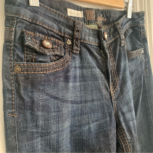 Kut from the Kloth Natalie High Rise Bootcut Jewelled Pocket Jeans - Picture 13 of 14